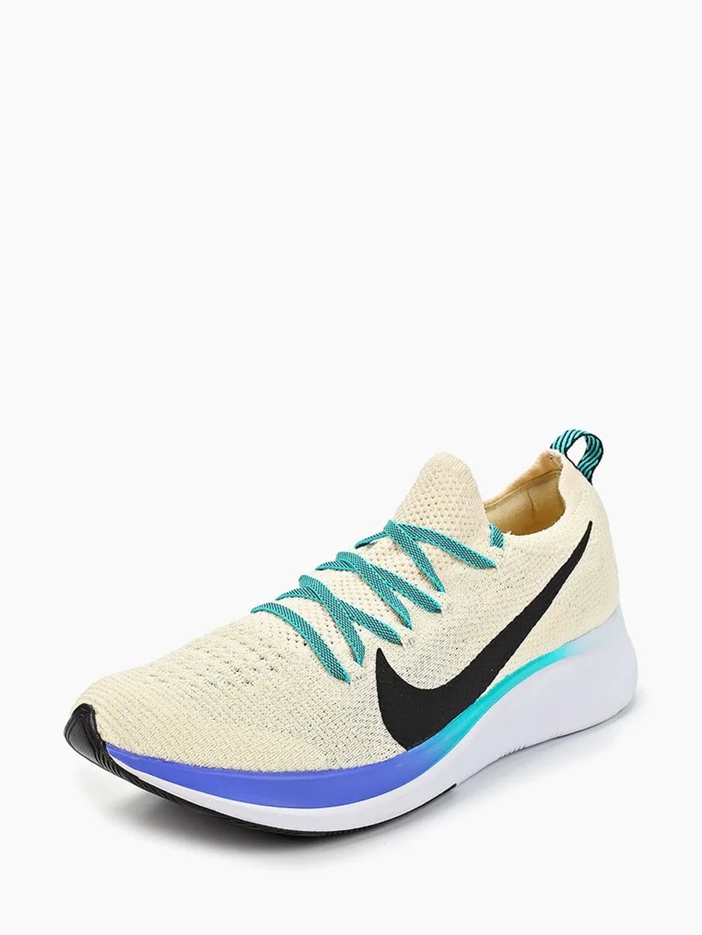 Nike Zoom Fly Flyknit Light Cream Running Shoes Women’s 8.5 React AR4562-201